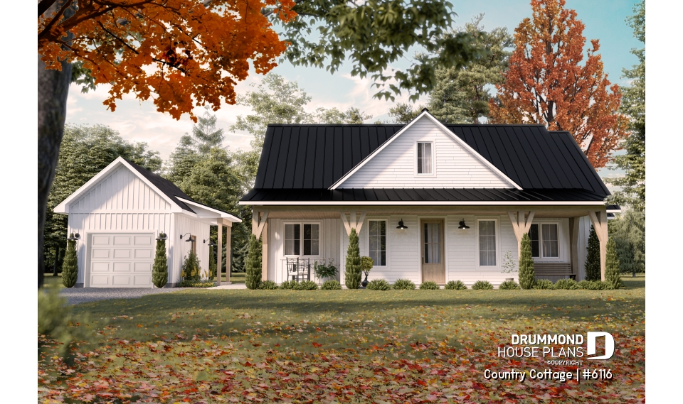 Color version 1 - Front - Country Cottage