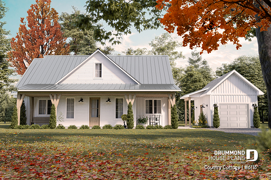 Country Cottage Style HOUSE PLANS 