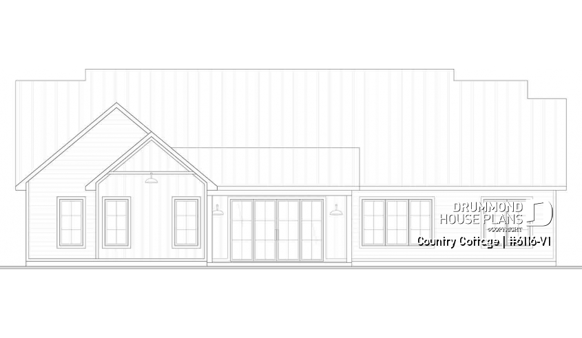 rear elevation - Country Cottage