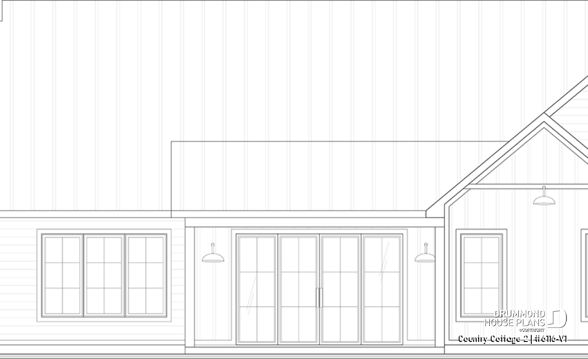 rear elevation - Country Cottage 2