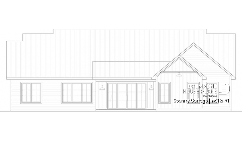 rear elevation - Country Cottage