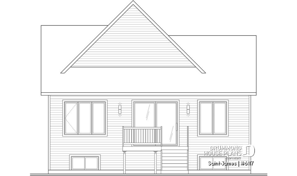 Rear view - BASE MODEL - Saint-James