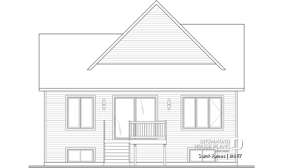 Rear view - BASE MODEL - Saint-James