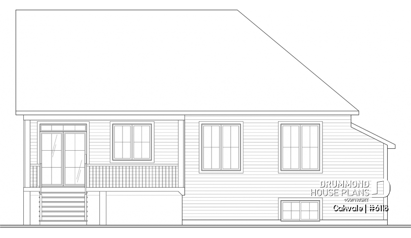 rear elevation - Oakvale