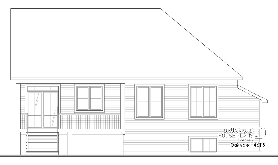rear elevation - Oakvale