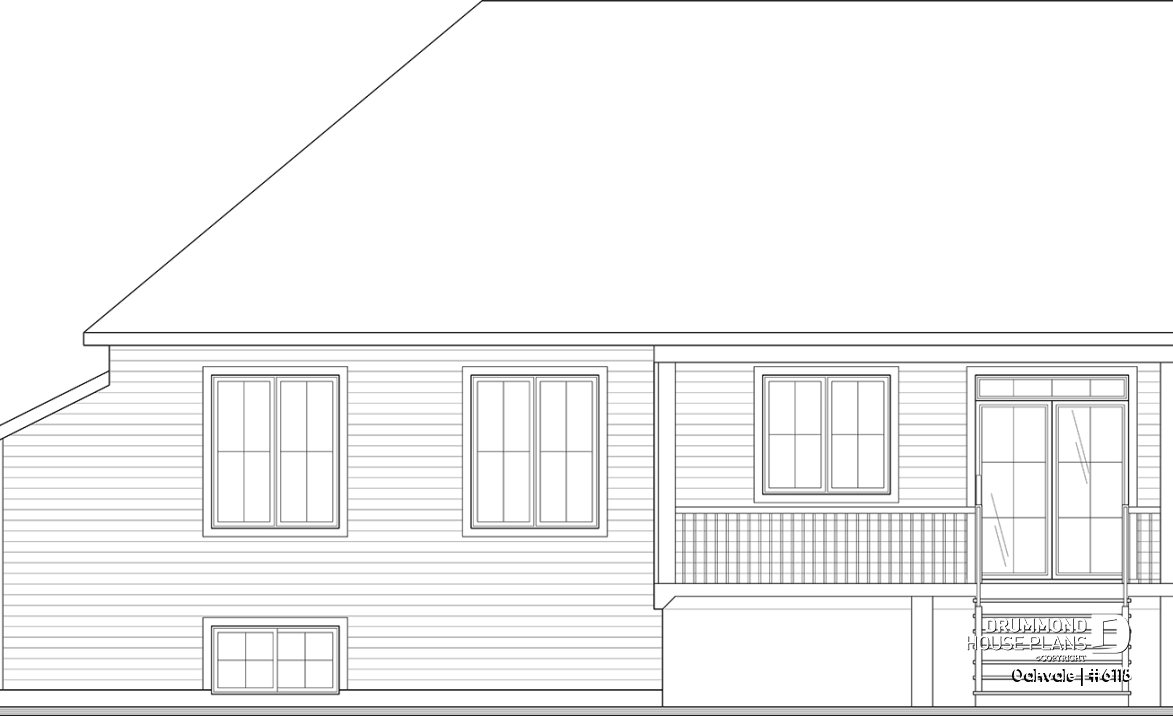rear elevation - Oakvale
