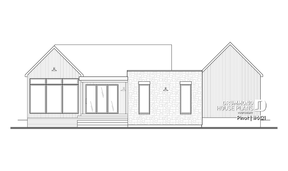 rear elevation - Pinot