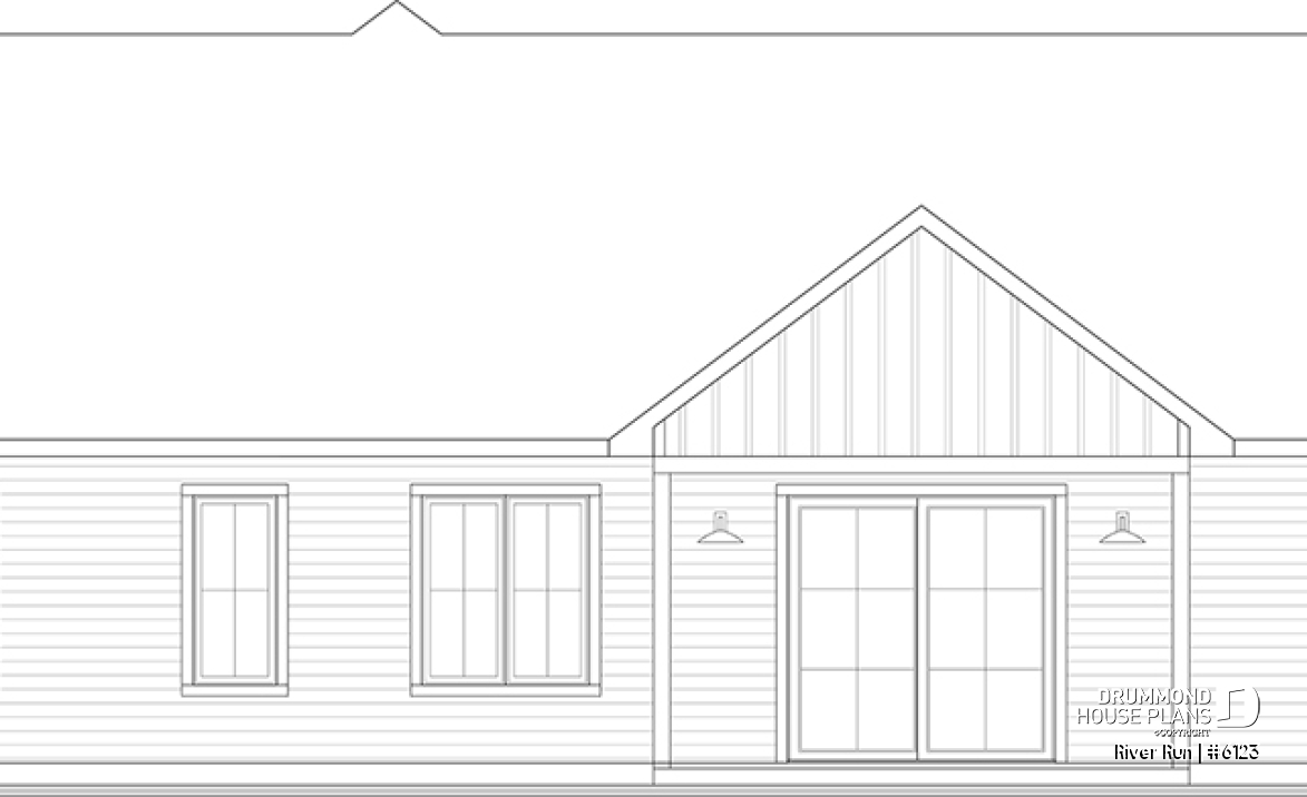 rear elevation - River Run