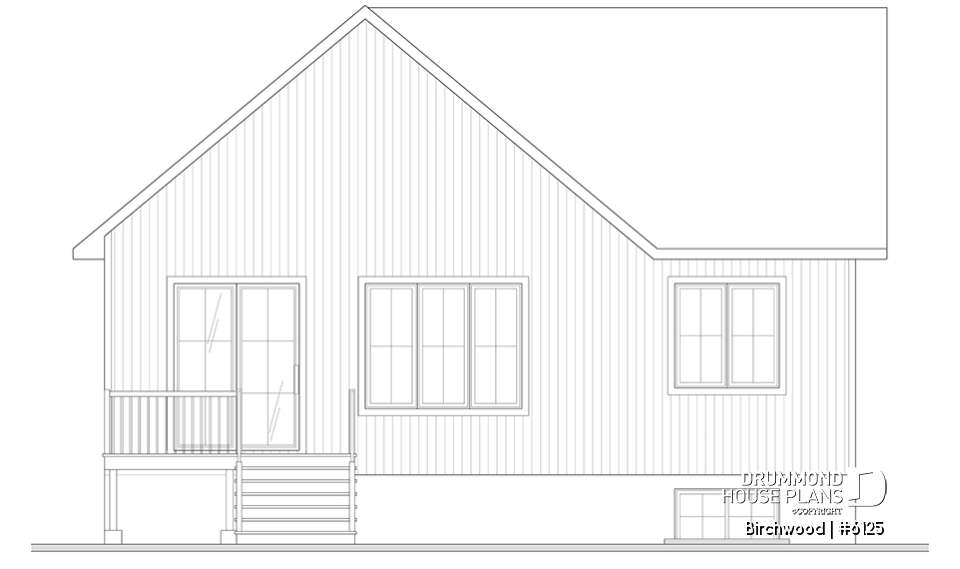 rear elevation - Birchwood