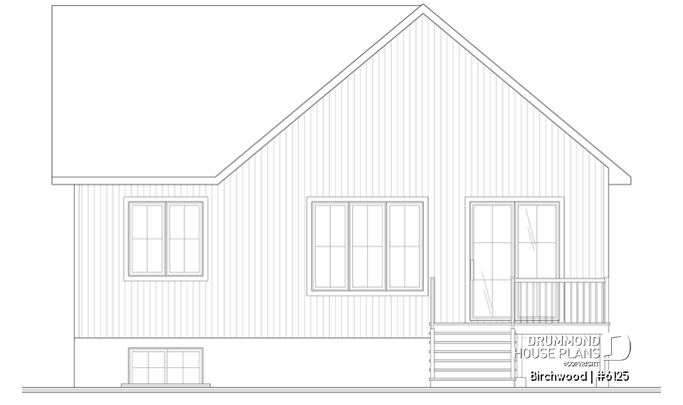 rear elevation - Birchwood