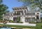 Color version 4 - Rear - Large 3 bedroom beachfront or lakefront modern house plan, Xlarge second floor deck, 2 family rooms, fireplace - Odessa
