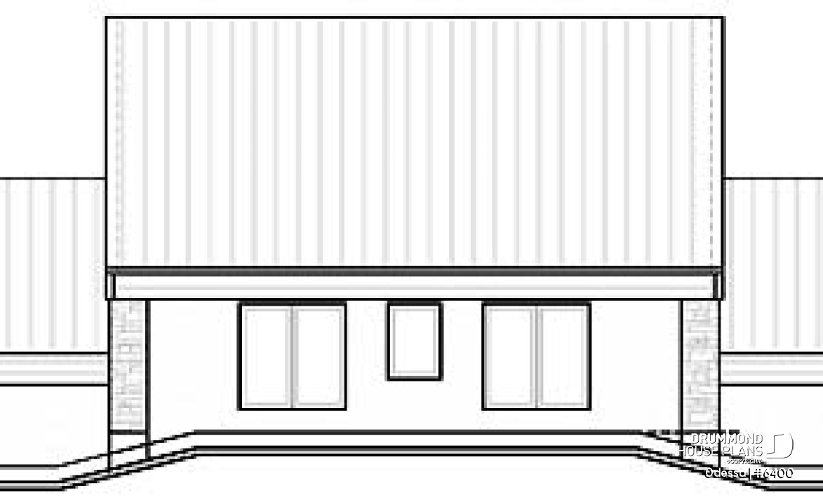 rear elevation - Odessa