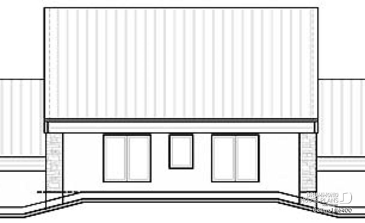 rear elevation - Odessa