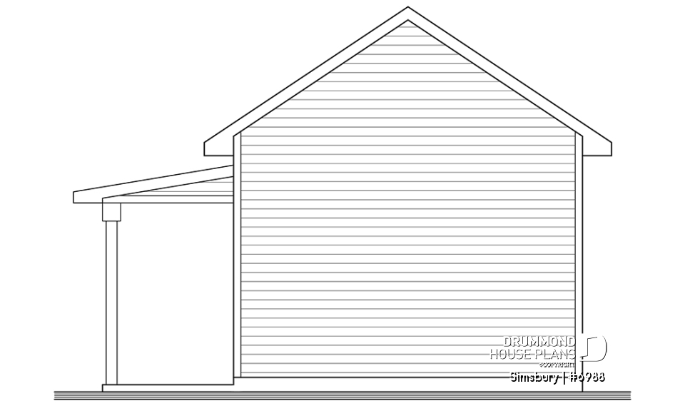 rear elevation - Simsbury