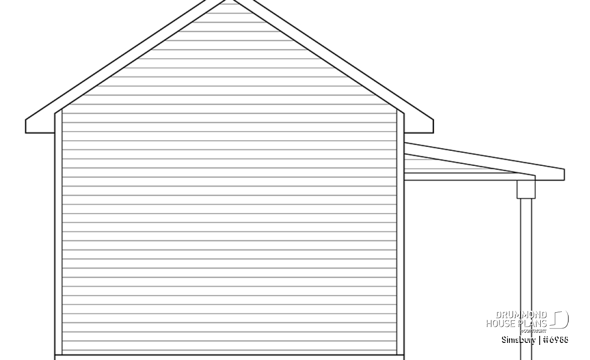 rear elevation - Simsbury