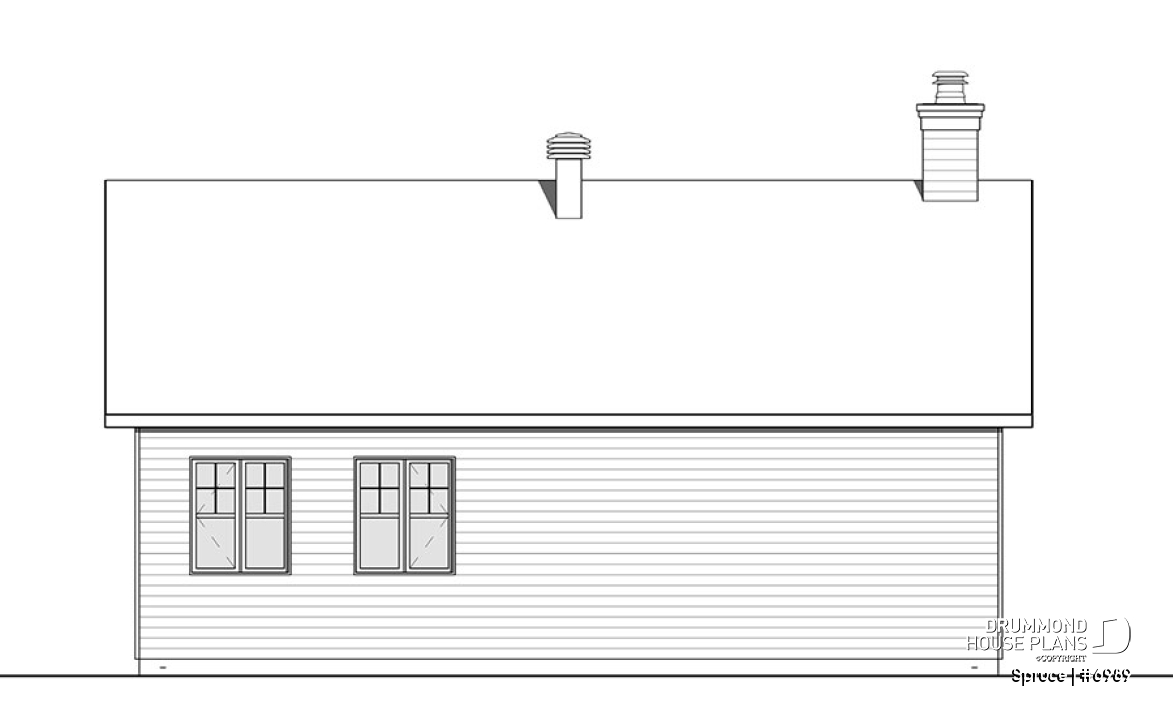 rear elevation - Spruce