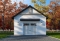 front - BASE MODEL - One-car Garage Blueprint, Country Farmhouse Style - Foresta