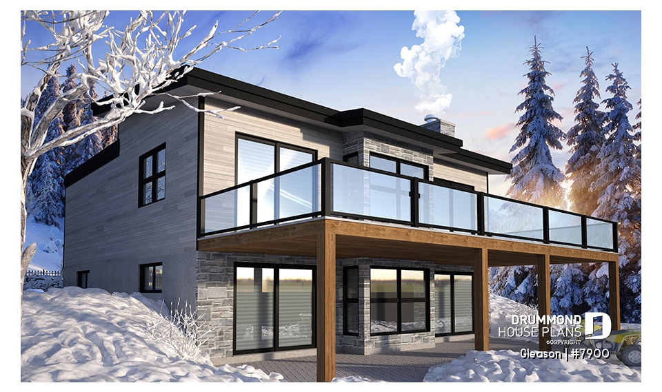 Rear view - BASE MODEL - Gleason