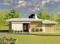 front - BASE MODEL - 3 bedroom eco-friendly home plan with a greenhouse, and great open floor plan concept - PUR 3