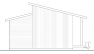 Vignette rear elevation - 90107