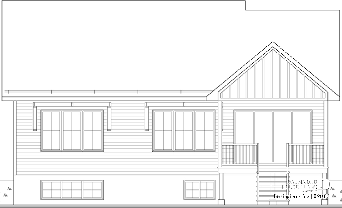 Rear view - BASE MODEL - Barrington - Eco