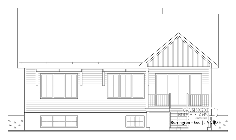 Rear view - BASE MODEL - Barrington - Eco