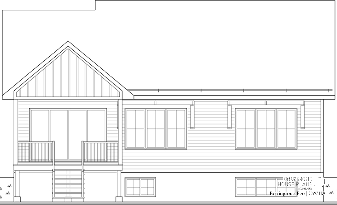Rear view - BASE MODEL - Barrington - Eco