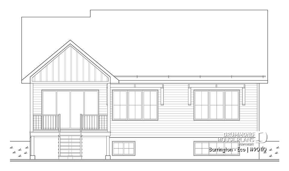 Rear view - BASE MODEL - Barrington - Eco