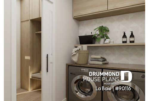 Photo Utility room/laundry room - La Baie