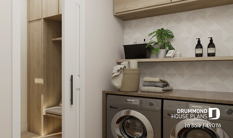 Photo Utility room/laundry room - La Baie