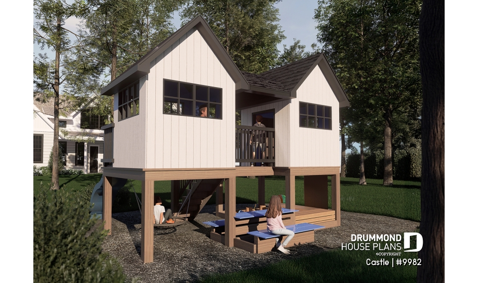 Rear view - BASE MODEL - Castle