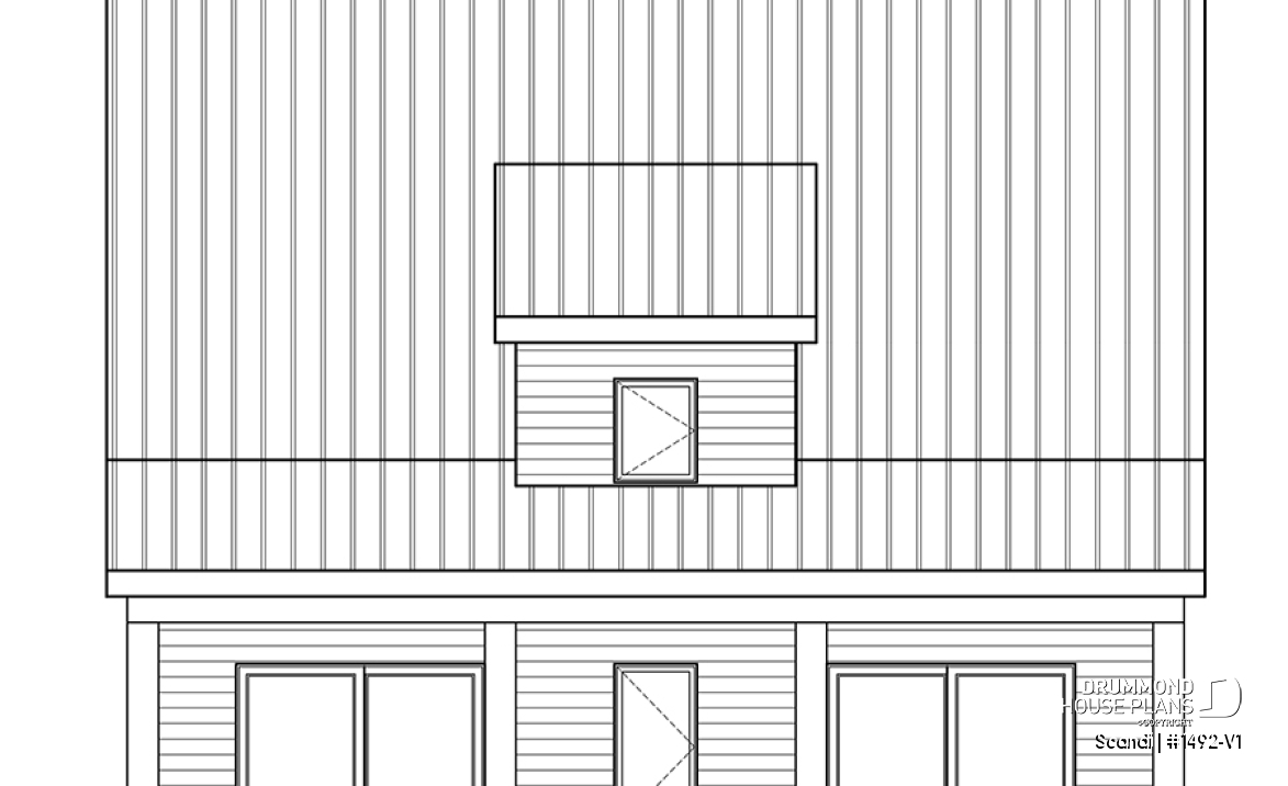 rear elevation - Scandi