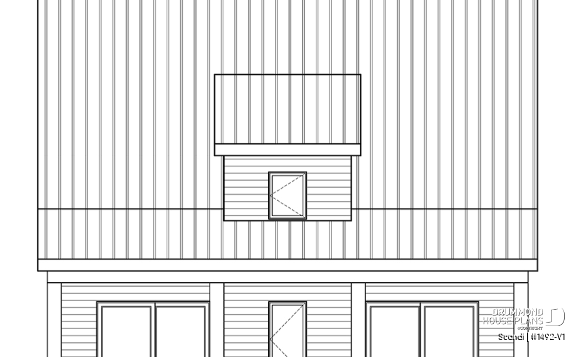 rear elevation - Scandi