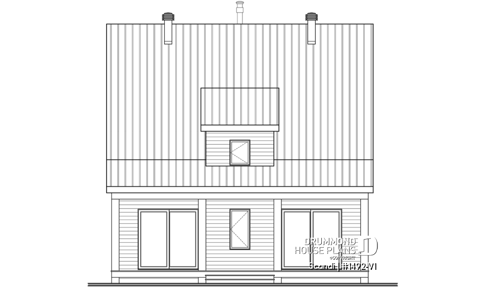 rear elevation - Scandi