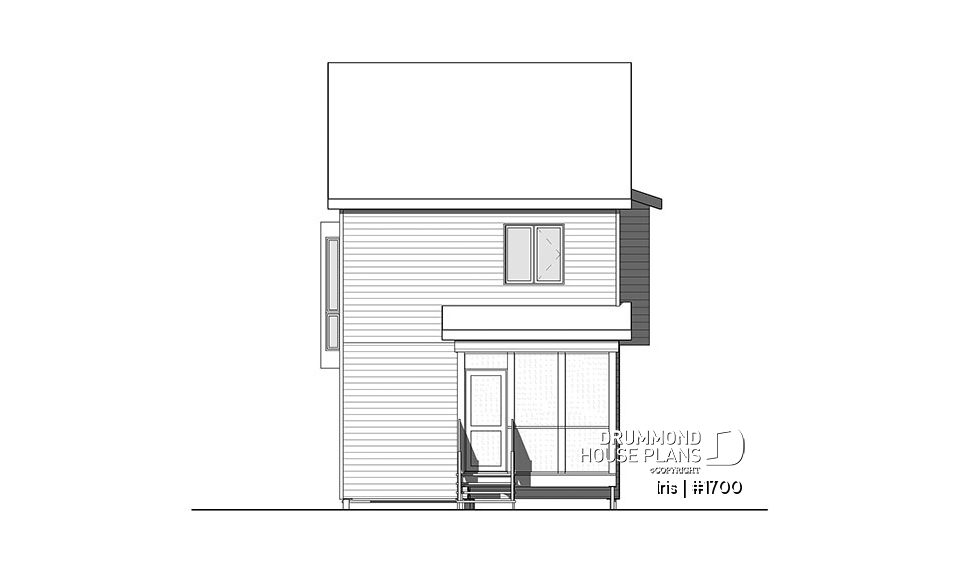 rear elevation - Iris