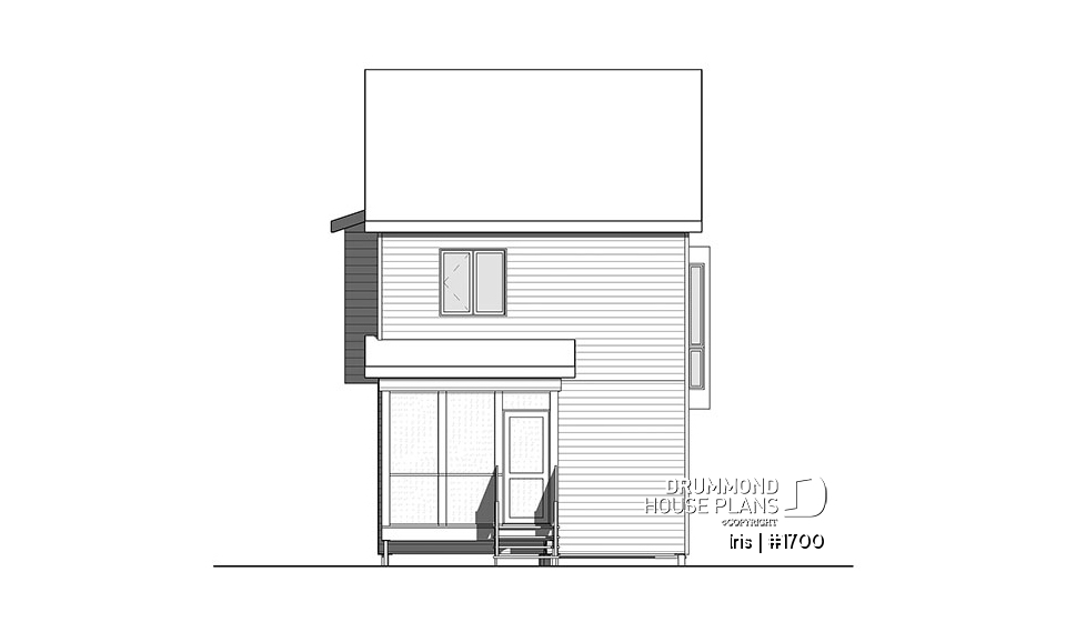rear elevation - Iris