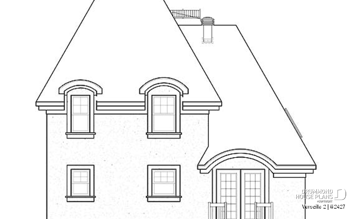 rear elevation - Versaille 2