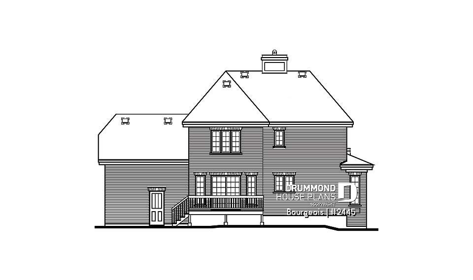 rear elevation - Bourgeois