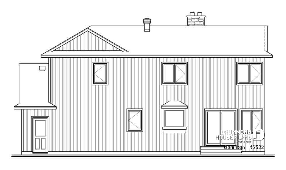 rear elevation - Dennison