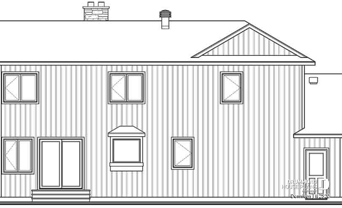 rear elevation - Dennison