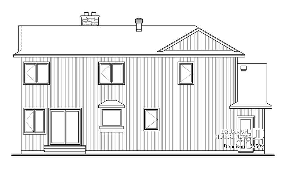 rear elevation - Dennison