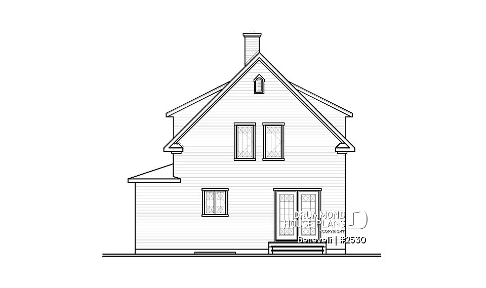 rear elevation - Benevelli