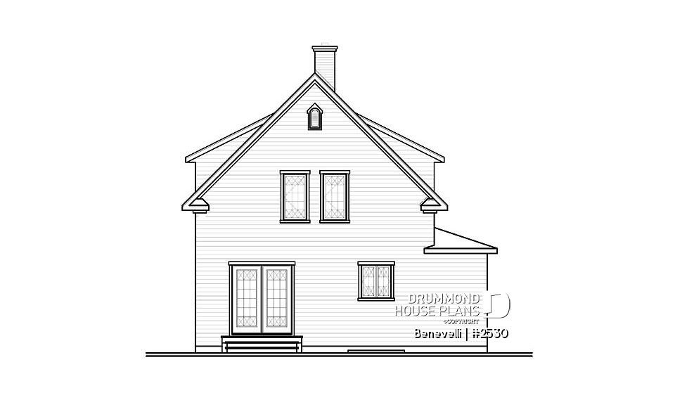 rear elevation - Benevelli