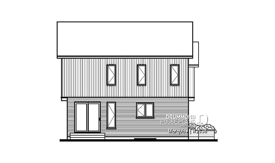 rear elevation - Marquise