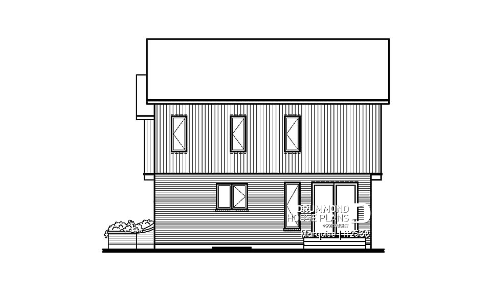 rear elevation - Marquise