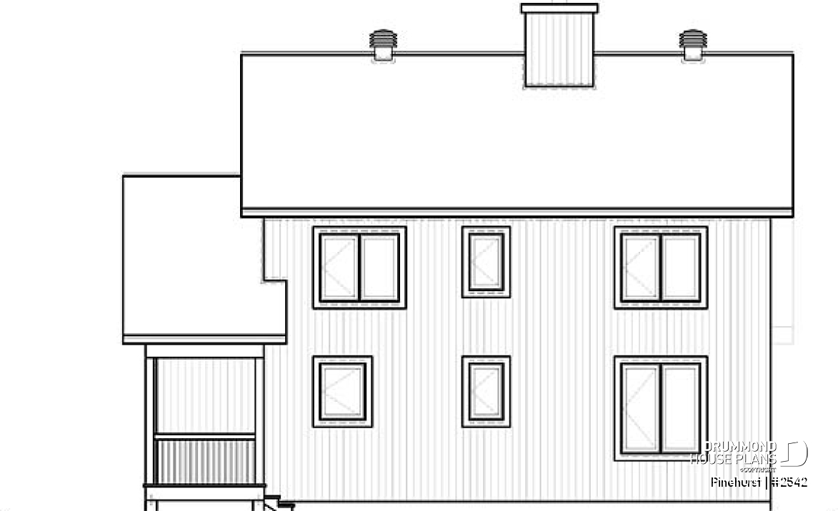 rear elevation - Pinehurst