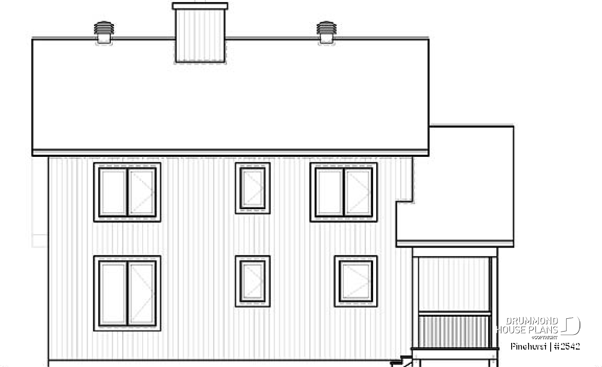 rear elevation - Pinehurst