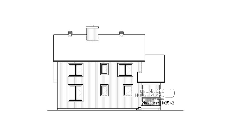 rear elevation - Pinehurst
