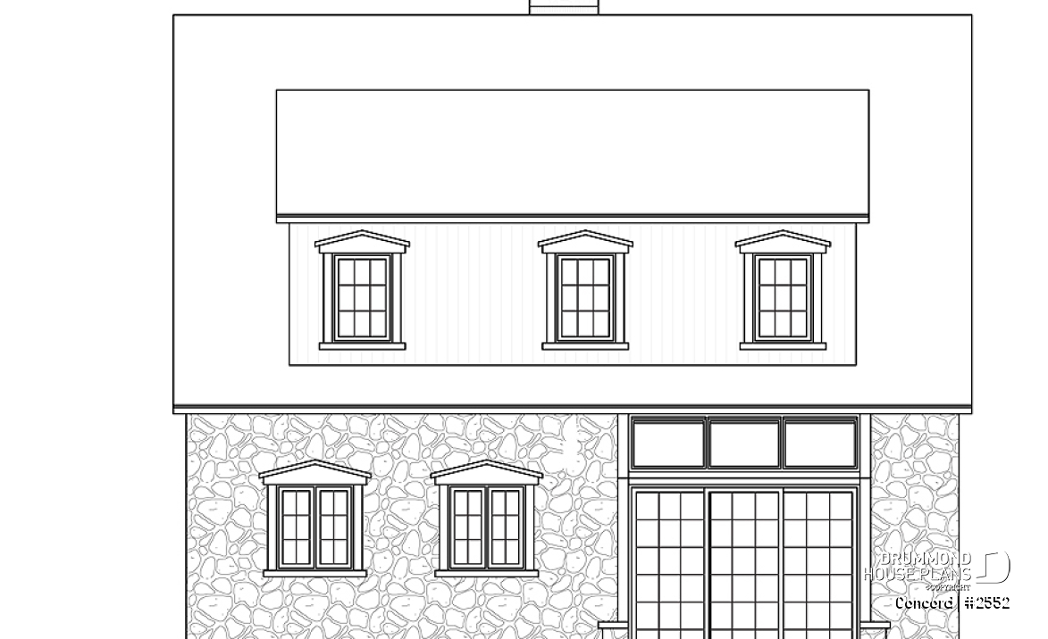 rear elevation - Concord