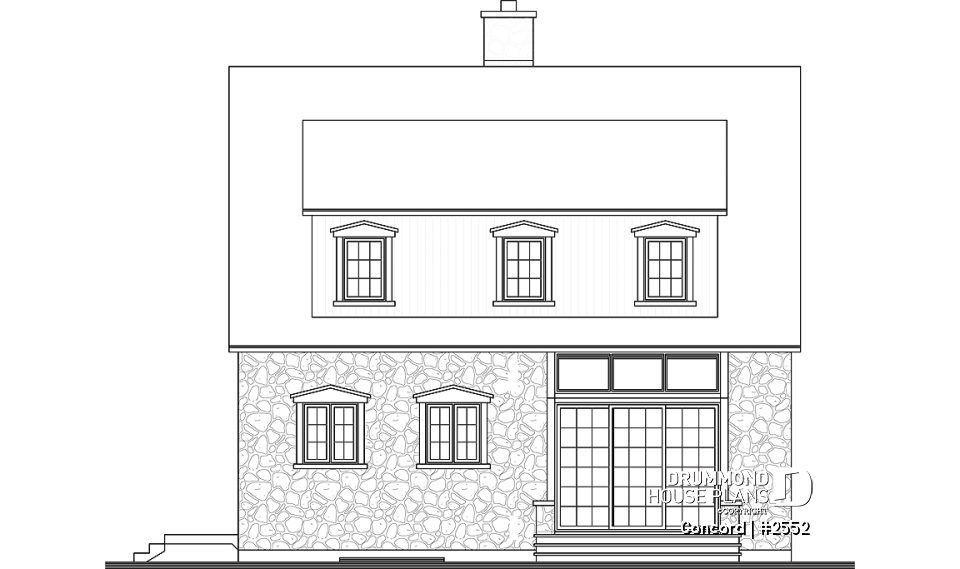 rear elevation - Concord